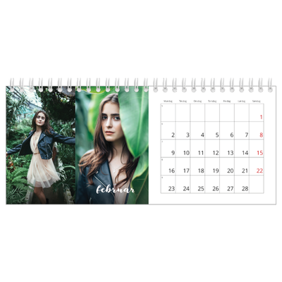 Bordkalendere — Håndskrift på bildet [Februar]