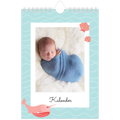 Fotokalender A5 — Søte dyr [kalender-forside]