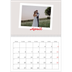 Fotokalender A4 dobbel (30 x 40 cm) — Signert trykk [April]