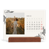 Bordkalender med trestativ - Liggende  — Blekk & blomst [Februar]
