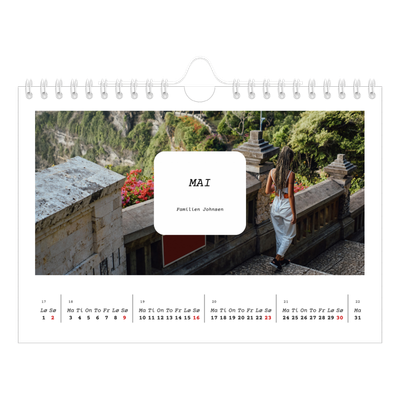 Fotokalender A5 — Den fulle historien [Mai]