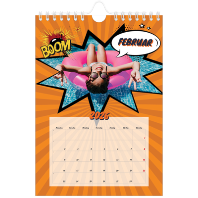 Fotokalender A5 — Tegneserie [Februar]