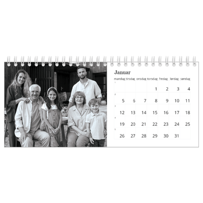 Bordkalendere — Bilder i fokus [Januar]