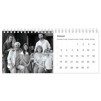 Bordkalender med foto — Bilder i fokus