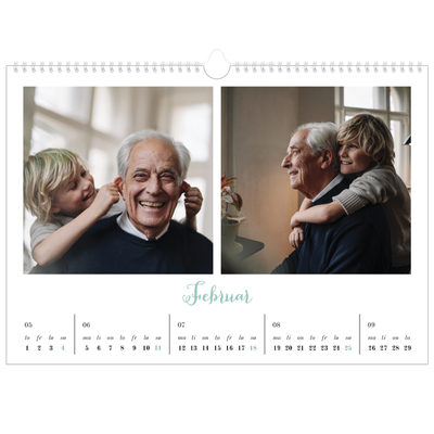 Fotokalender A3 — Hallo verden [Februar]