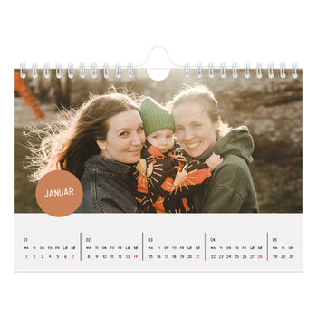 Fotokalender A5 — Fotoklistremerke