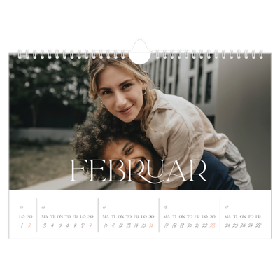 Fotokalender A4 — Store bilder [Februar]