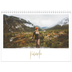 Fotokalender A4 dobbel (30 x 40 cm) — Håndskrevet måned [kalender-forside]