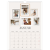 A3 Månedskalender — Bildevegg [Januar]