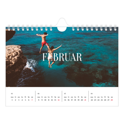Fotokalender A5 — Endeløs flukt [Februar]