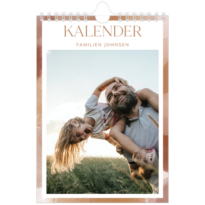 Fotokalender A5 — Penseleffekt [kalender-forside]