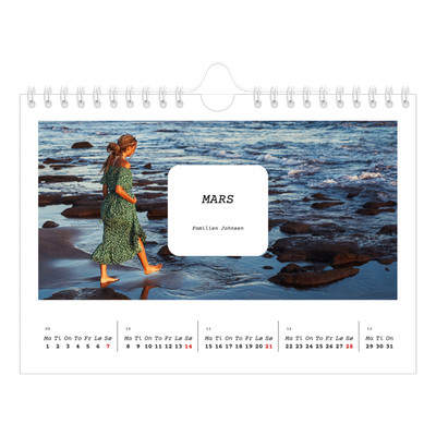 Fotokalender A5 — Den fulle historien [Mars]