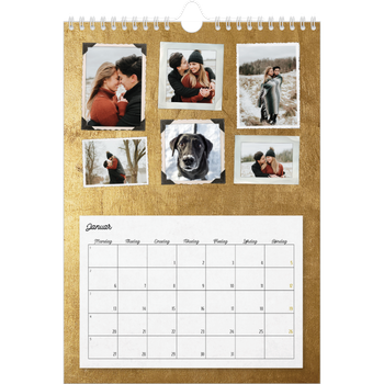 Fotokalender A4 — Vintage