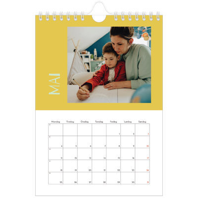 Fotokalender A5 — Fargerik kalender [kalender-forside]