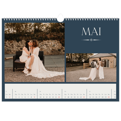 Fotokalender A3 — Skifer & seriffer [Mai]