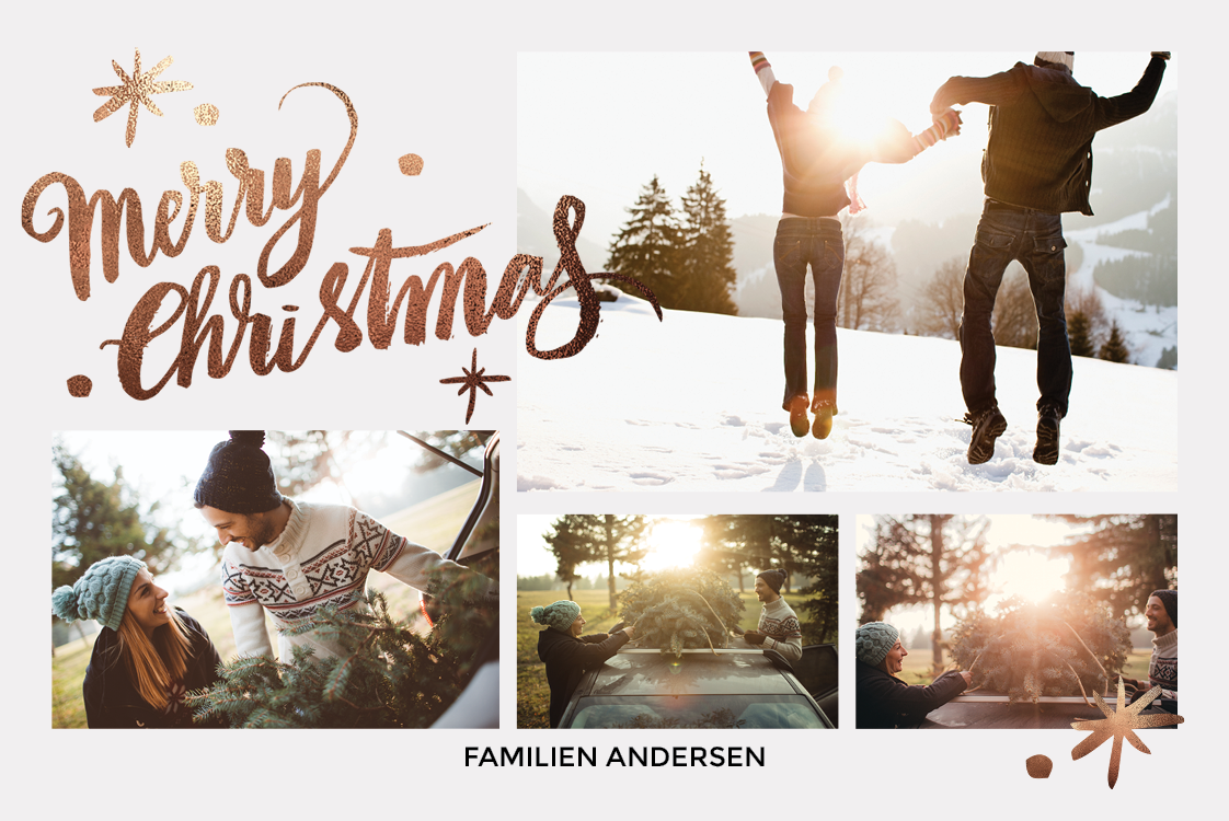 Fotokort — Kobberjul