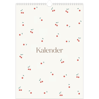 A3 Månedskalender — Kirsebærlykke [kalender-forside]