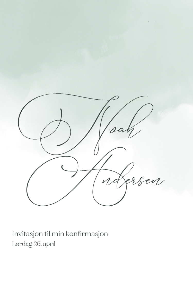 Invitasjoner — Akvarell abstrakt