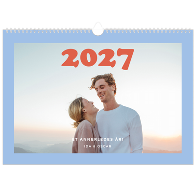 Fotokalender A3 — Retro rammer [kalender-forside]