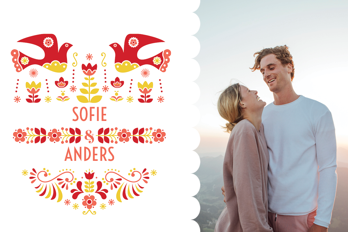 Invitasjoner — Kjærlighetsfugler