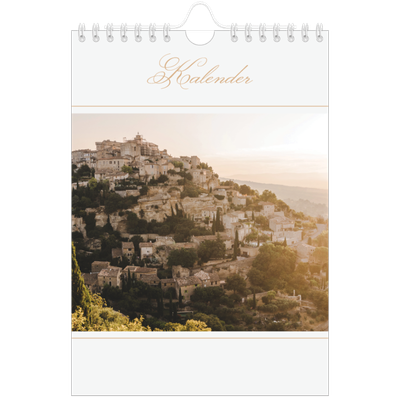 Fotokalender A5 — Elegant gull [kalender-forside]