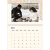 Fotokalender A4 dobbel (30 x 40 cm) — Retro striper [kalender-forside]