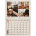 Fotokalender A4 dobbel (30 x 40 cm) — Stempeleffekt [Mars]