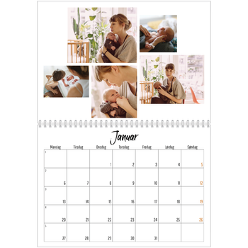 Fotokalender A4 dobbel — Boken om meg
