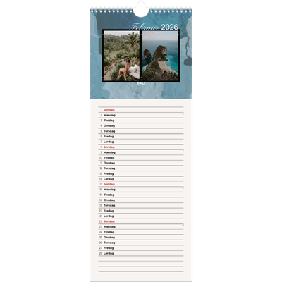 Fotokalender smal  — Eventyrlyst [Februar]