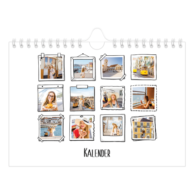 Fotokalender A5 — Albumøyeblikk [kalender-forside]