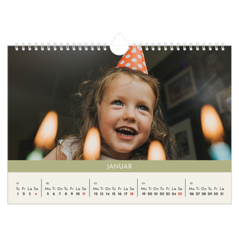 Fotokalender A4 — Pastellkapitler