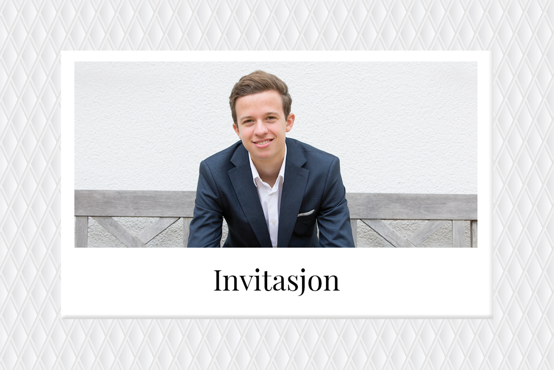 Invitasjoner — Preget papir