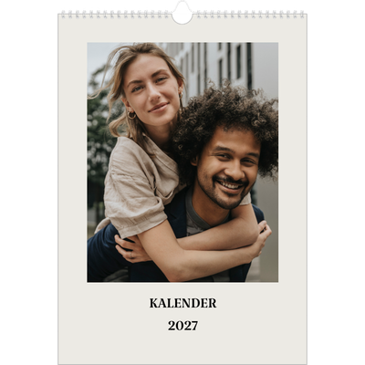 A3 Månedskalender — Simpelt og moderne [kalender-forside]
