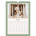 A3 Månedskalender — Klassiske farger [Mars]