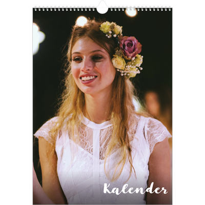 A3 Månedskalender — Håndskrift på bildet [kalender-forside]