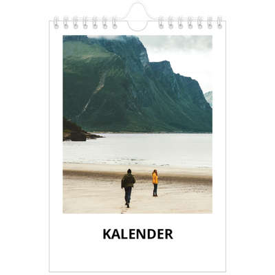 Fotokalender A5 — Hvit kalender [kalender-forside]