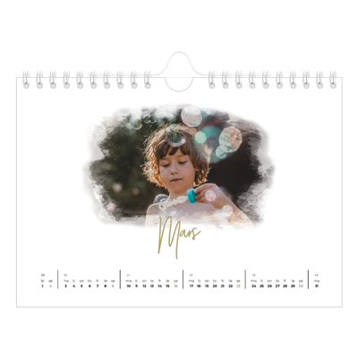 Fotokalender A5 — Diffuse bilderammer [Mars]