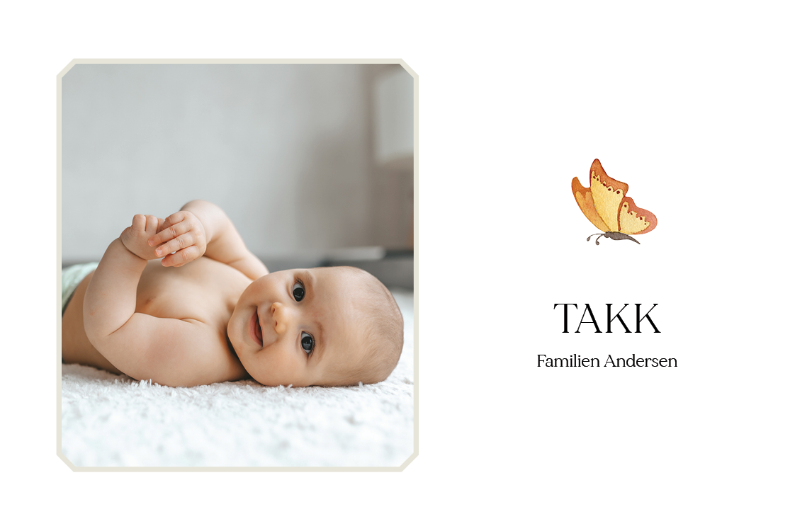 Takkekort — Små sommerfugler