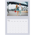 Fotokalender A4 dobbel (30 x 40 cm) — Stilrene farger [Januar]