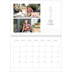 Fotokalender A4 dobbel (30 x 40 cm) — Enkel botanisk [Februar]