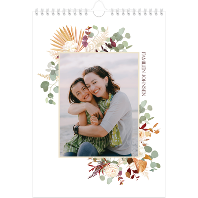 Fotokalender A4 (20 x 30 cm) — Bohemsk stil [kalender-forside]
