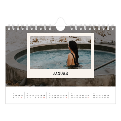 Fotokalender A5 — Portrettredigeringen [Januar]