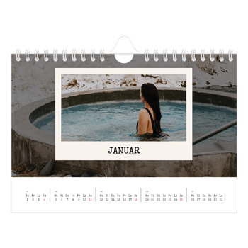 Fotokalender A5 — Portrettredigeringen