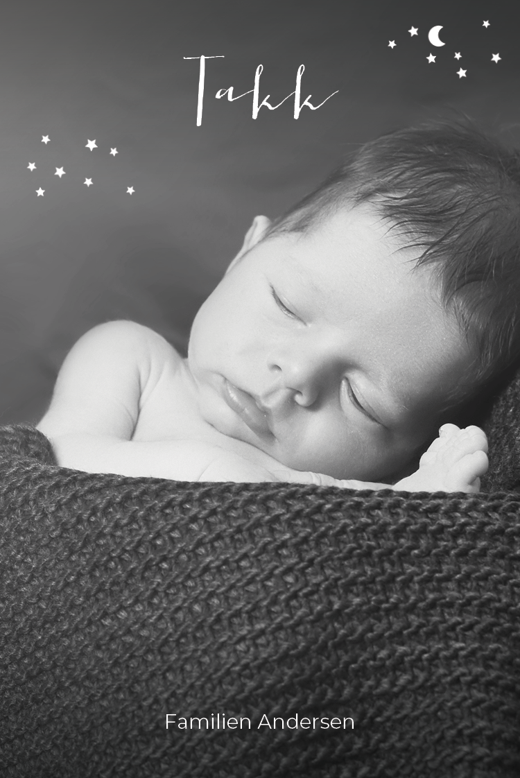 Takkekort — Navn i stjernene