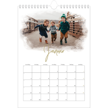 Fotokalender A4 — Diffuse bilderammer