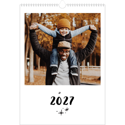 A3 Månedskalender — Håndskrevet [kalender-forside]