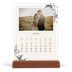 Bordkalender med trestativ - Stående — Blekk & blomst [Januar]
