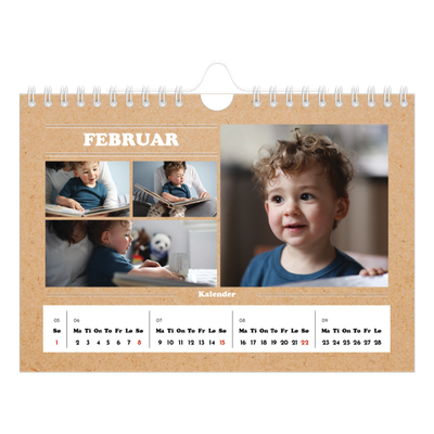 Fotokalender A5 — Magasinstil [Februar]