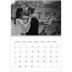 Fotokalender A4 dobbel (30 x 40 cm) — Elegant skrift [April]