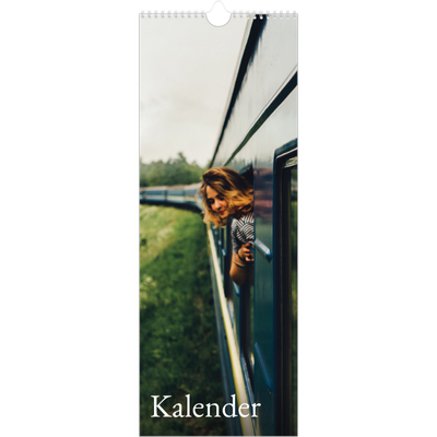 Fotokalender smal  — Enkel serif-font [kalender-forside]